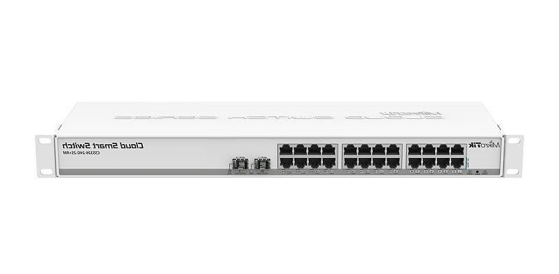MikroTik Cloud Smart Switch 326-24G-2S+RM with 24 x Gigabit Ethernet ports, 2x S