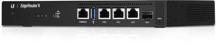 UBiQUiTi EdgeRouter 3x1000Mbps + 1x1000Mbps SFP, Asztali - ER-4