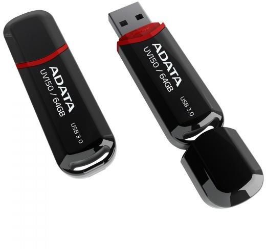 ADATA 64GB USB3.0 Fekete (AUV150-64G-RBK) Flash Drive