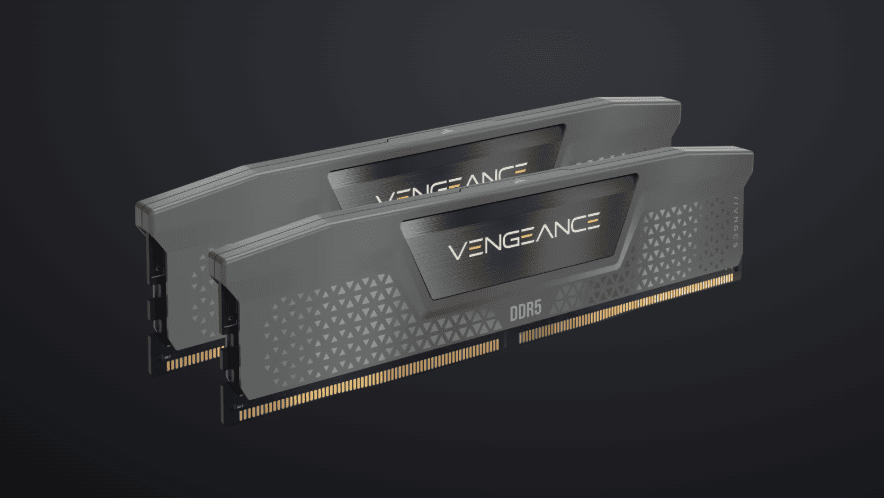 CORSAIR DDR5 6000MHz 32GB (2x16GB) XMP VENGEANCE RAM, szürke