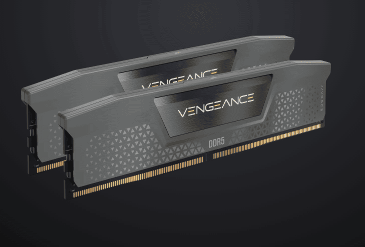 CORSAIR VENGEANCE DDR5 64GB (2 x 32GB) DDR5 5600MHz AMD EXPO & Intel XMP - Gray