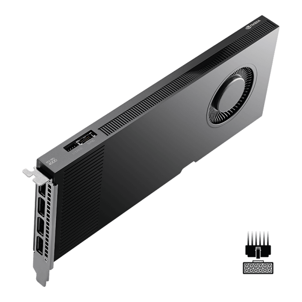 PNY NVIDIA RTX PRO 4000 Blackwell 24GB GDDR7/192bit 8960 CUDA PCIe 5.0x16, 4xDP,