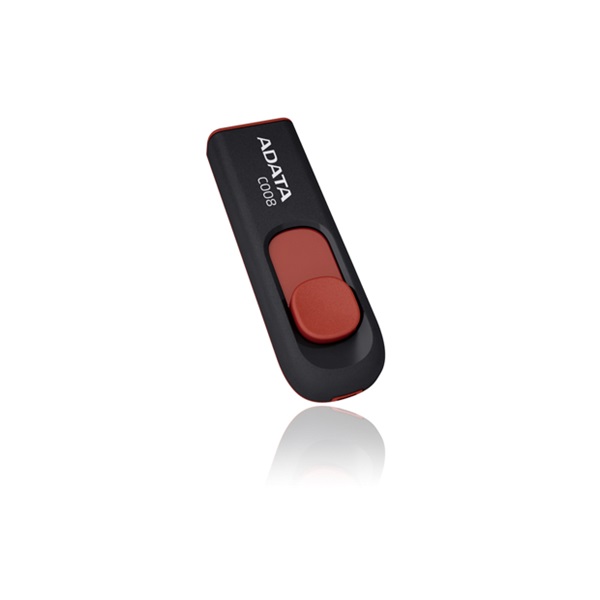 ADATA 64GB C008 USB-A 2.0 pendrive BOX fekete-piros