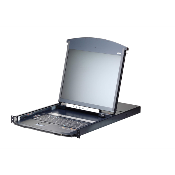 ATEN ALTUSEN KVM Konzol LCD 19" Dual Rail + Switch, 8 port