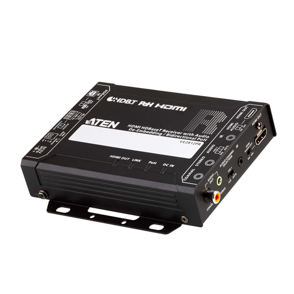 ATEN HDMI HDBaseT Receiver és Audio De-Embedder, Bi-Directional, Kétirányú, POH, 4K@100m