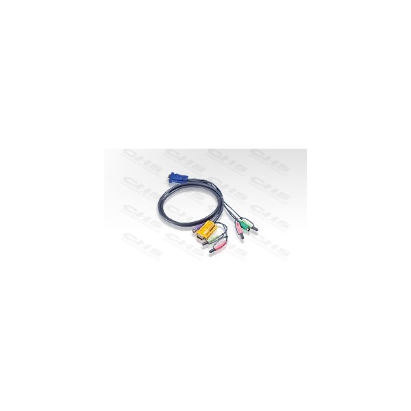 ATEN KVM Console kábel ACS17XX-hez PS/2 3,0 m audio