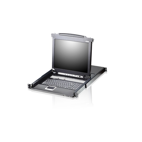 Aten KVM Konzol LCD 17" + Switch 8PC CL5708M