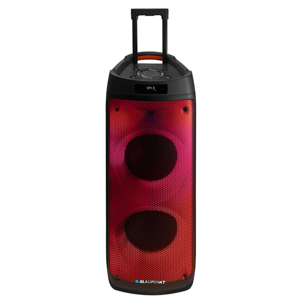 BLAUPUNKT PB08DB Bluetooth party hangszóró, RMS, TWS, FM,AUX, 2 mikrofon, 700W, Fekete (RTVBLAS018)
