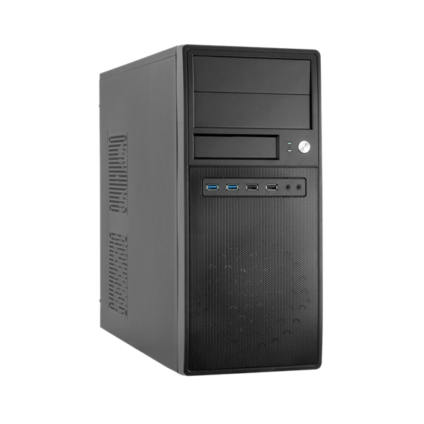 Chieftec Mesh ATX számítógépház, fekete - CG-04B-OP