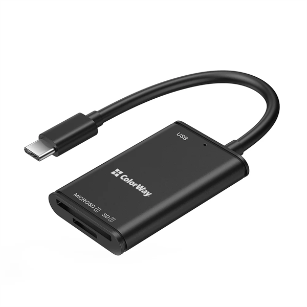 COLORWAY Kártyaolvasó, CW-CR-02, USB-C to USB 3.0 / SD / MicroSD