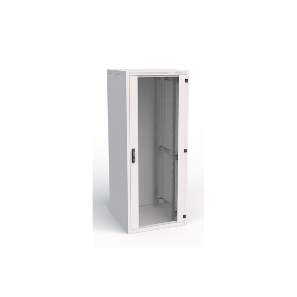 CONTEG Álló rack 19" - RI7-42-80/120 elől perforált ajtóval
