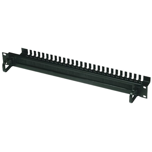 CONTEG Kábelrendező fésűs, kefés elemmel 19" 85mm