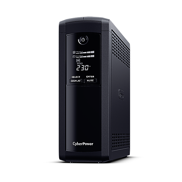 CYBERPOWER UPS VP1600ELCD 5x Schuko 1600VA 960W 230V szünetmentes tápegység + USB LINE-INTERACTIVE