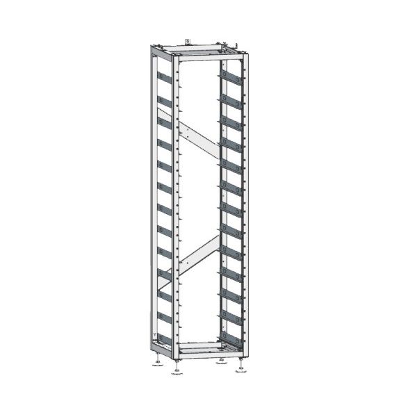 DEYE HV rack 12db BOS-G Pro akkumulátor elhelyezéséhez