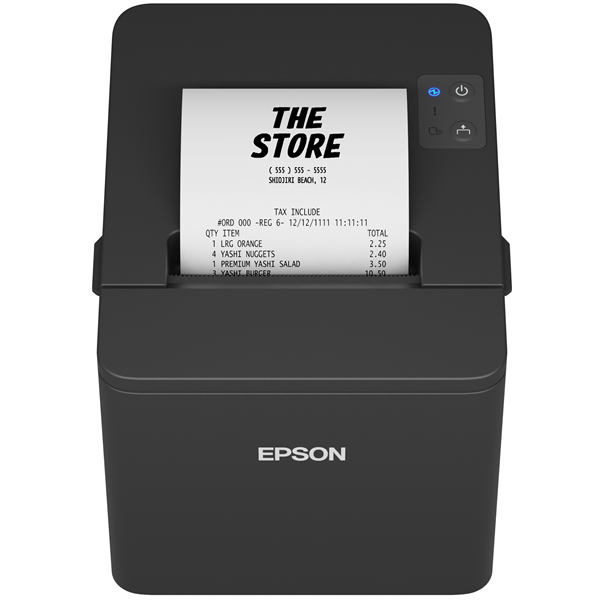 EPSON Blokknyomtató - TM-T20IV (101) (250mm/s, 203 DPI, 80mm, USB/RS-232, Fekete)