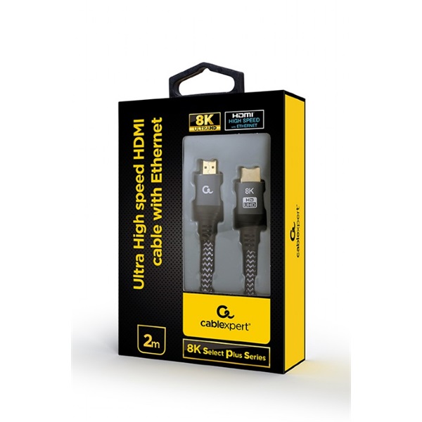 GEMBIRD Kábel HDMI - HDMI 8K@60Hz, M/M, 2m, fekete