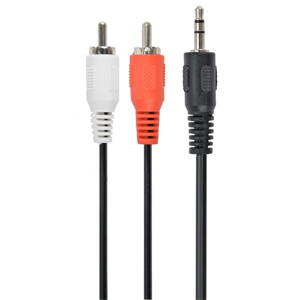 GEMBIRD Kábel Audio 3,5mm Jack - 2x RCA, 5m