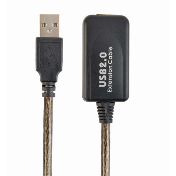 GEMBIRD Kábel USB 2.0 Aktív hosszabító, 5m