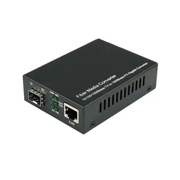 GENERIC Média Konverter 10/100/1000 Base-T RJ45 - 1000Base-FX SFP Gigabit Fiber