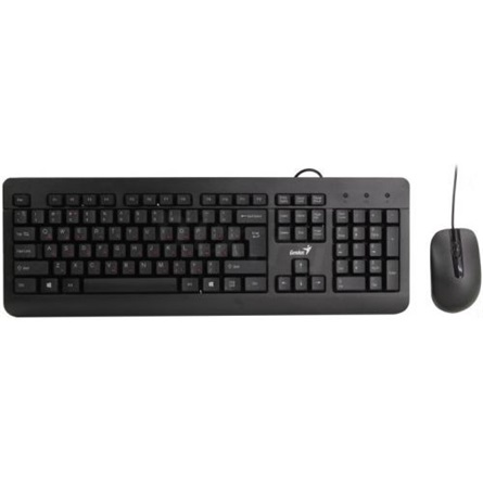 Genius KM-160 USB magyar membrán billentyűzet + egér fekete