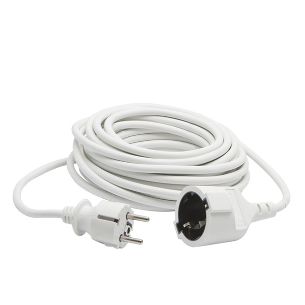 HANDY TOOLS Hosszabbító kábel, hálózati lengő, 230V,  5m, fehér