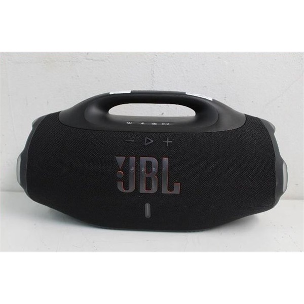 JBL BOOMBOX 4 hordozható bluetooth hangszóró, vízálló, porálló, 34 óra lejátszási idő, AI Sound Boost, fekete