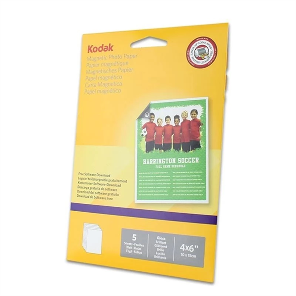 KODAK hűtőmágnes fotópapír, 690g, A6, 10x15cm, 5db