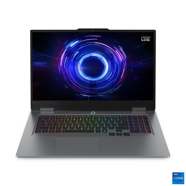 LENOVO LOQ 17IRX10, 17,3" FHD, Intel Core I7-13650HX, 16GB, 512GB, nV RTX5050 8GB, NoOS, Luna Grey