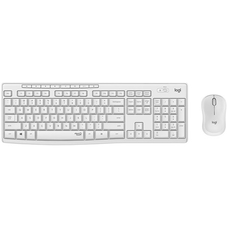 Logitech MK295 Silent wireless keyboard +mouse White HU