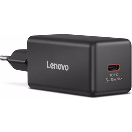 Lenovo Mini GaN 65W univerzális hálózati töltő adapter fekete