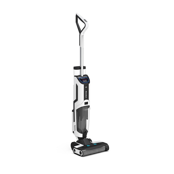MAMIBOT vezeték nélküli álló porszívó, felmosóval, Wet Dry vacuum cleaner FlomoI plus, fekete-fehér