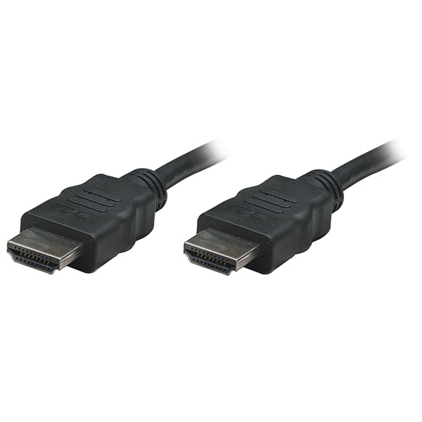 MANHATTAN Kábel HDMI - HDMI, 4K@30Hz, M/M,   1,8m, fekete