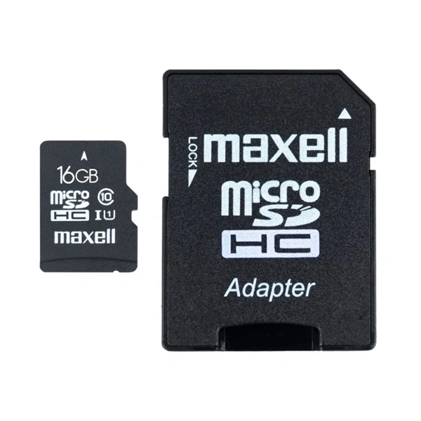 MAXELL Memóriakártya MicroSDHC 16GB X-Series + Adapter Class10