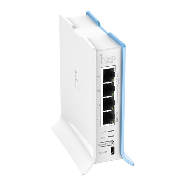 MIKROTIK Wireless Router hAP lite TC 4x100Mbps, Wi-Fi 4, Asztali, RB941-2ND-TC