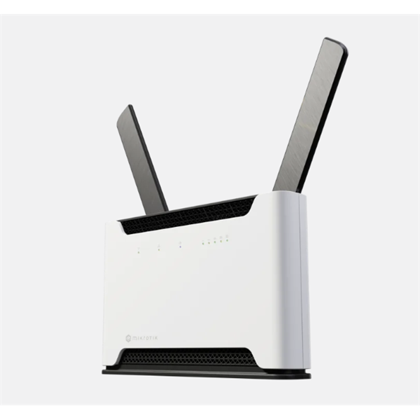 MIKROTIK Wireless Router Chateau 5G 4x1000Mbps + 1x2500Mbps, Wi-Fi 6, LTE Modem, Beltéri, S53UG+5HAXD2HAXD-TC&RG650E-EU