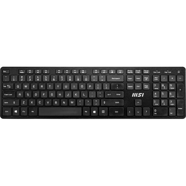 MSI RF1430 vezeték nélküli magyar membrán billentyűzet + egér fekete