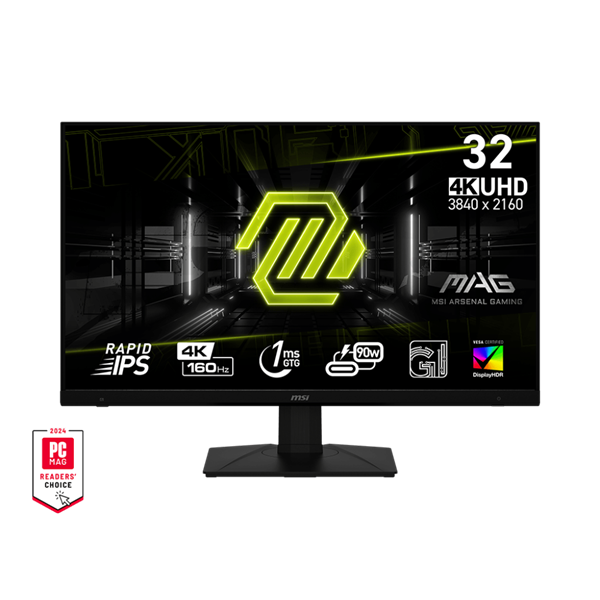 MSI Monitor GAMING MAG 322URDF E16 32" UHD, 3840x2160, 320/160Hz IPS, 440cd/m2, 1 ms, HDMI, DP, USB, Black