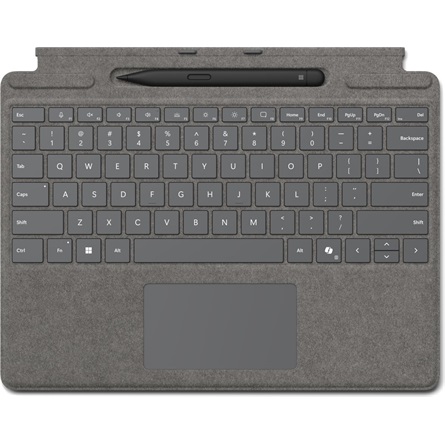 Microsoft Surface Pro Keyboard + Slim Pen, Magyar ékezetekkel Platinum