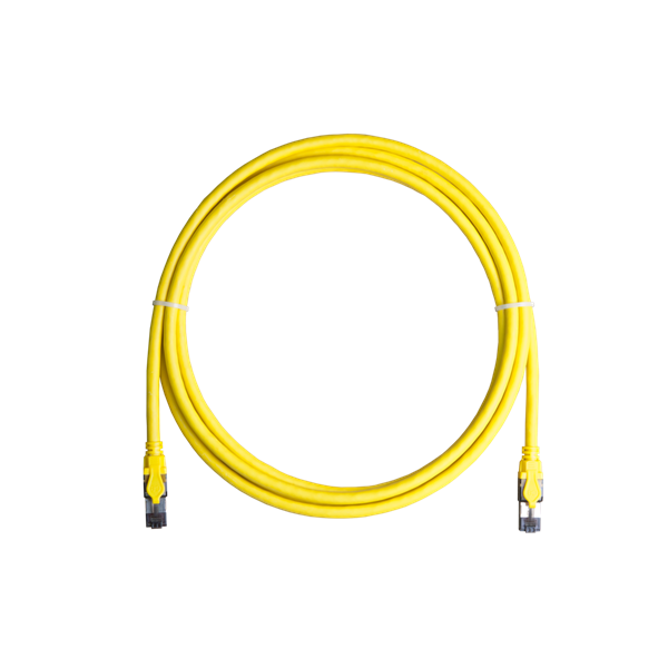 NIKOMAX Patch kábel S/FTP, CAT6a, PVC,   10m, sárga