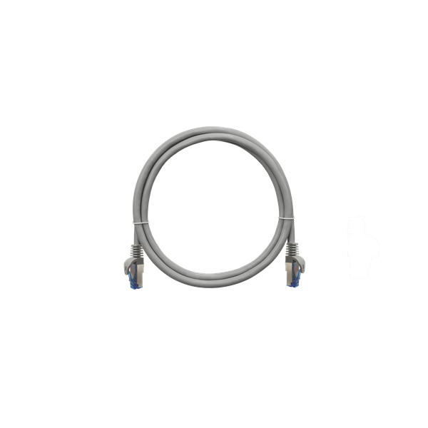 NIKOMAX Patch kábel S/FTP CAT6 LSOH, Essential Series,  2m, szürke