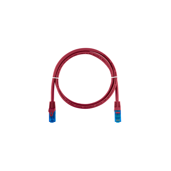 NIKOMAX Patch kábel UTP, CAT6, LSZH, Essential Series, 2m, piros