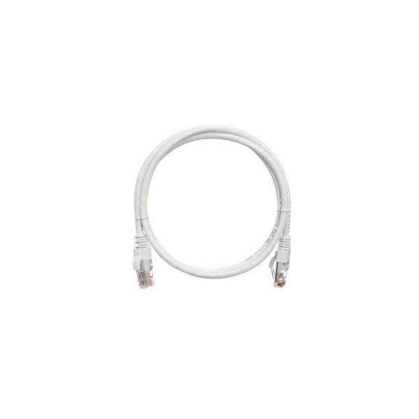 NIKOMAX Patch kábel UTP, CAT6, PVC,   1m, fehér