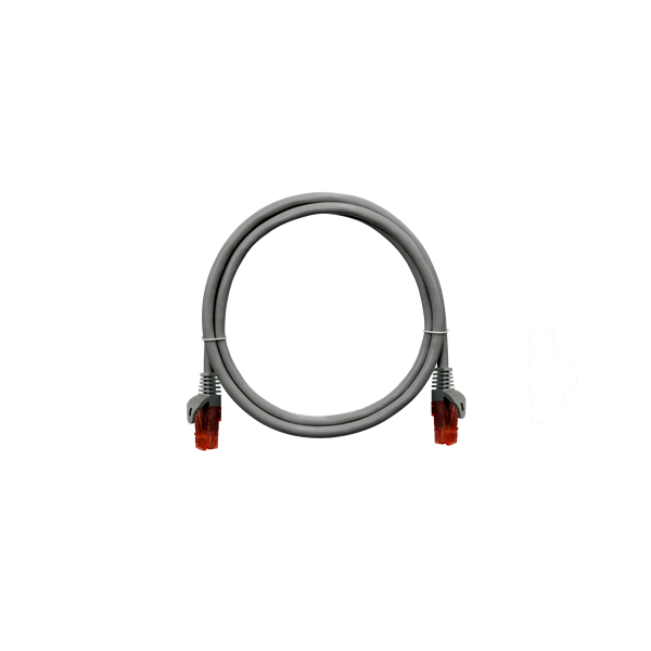 NIKOMAX Patch kábel UTP, Essential Series, CAT6A, LSZH,   20m, szürke