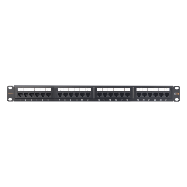 NIKOMAX Patch panel UTP, Essential Series, CAT5e, 24 portos, szerszámmal szerelhető, 1U