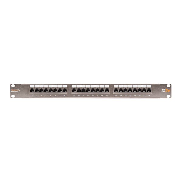 NIKOMAX Patch panel STP, CAT5e, 24 portos, szerszámmal szerelhető, 1U