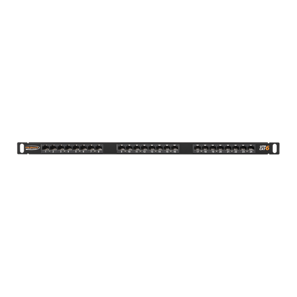 NIKOMAX Patch panel UTP, CAT6, 24 portos, szerszámmal szerelhető, 0,5U