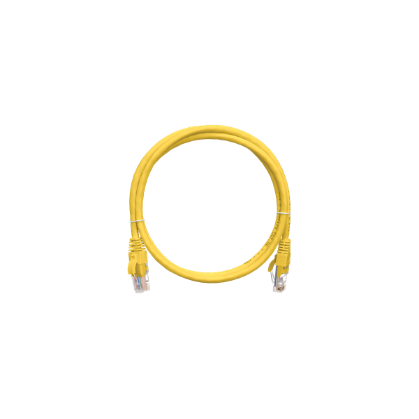 NIKOMAX Patch kábel UTP, CAT5e, LSZH,  15m, sárga