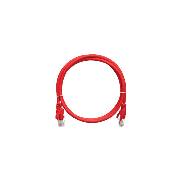 NIKOMAX Patch kábel UTP, CAT5e, LSZH,  20m, piros
