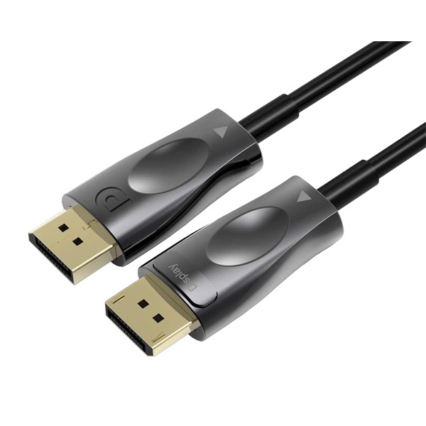 PREMIUMCORD kábel Optikai DisplayPort 1.4 DP - DP, 8K@30Hz, M/M, 10m, fekete