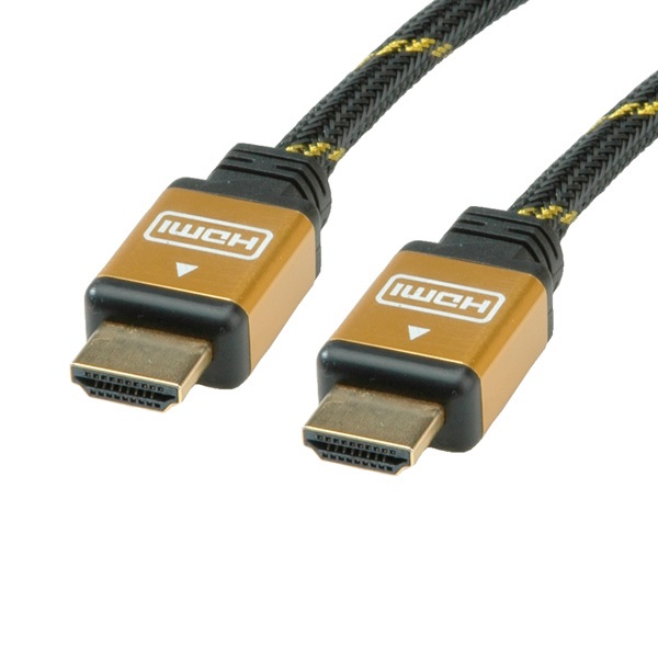 ROLINE Kábel HDMI - HDMI, High Speed, Premium, 2k@60Hz, M/M,   3m, fekete
